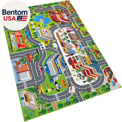 Kids Dream Mat Modern City Toy Activity Playmat, Parent-Child Interaction Game M