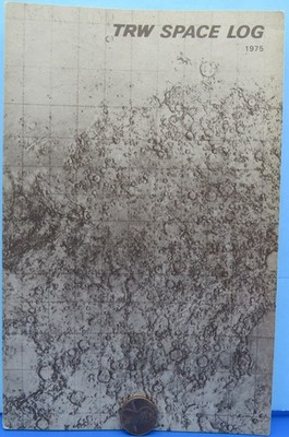TRW Book  '75 vtg NASA Space Log / Canada Telesat Viking Mars Nimbus 6 DMSP