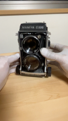 Near MINT] Mamiya C220 Pro 6x6 TLR Film Camera Sekor 80mm f2.8