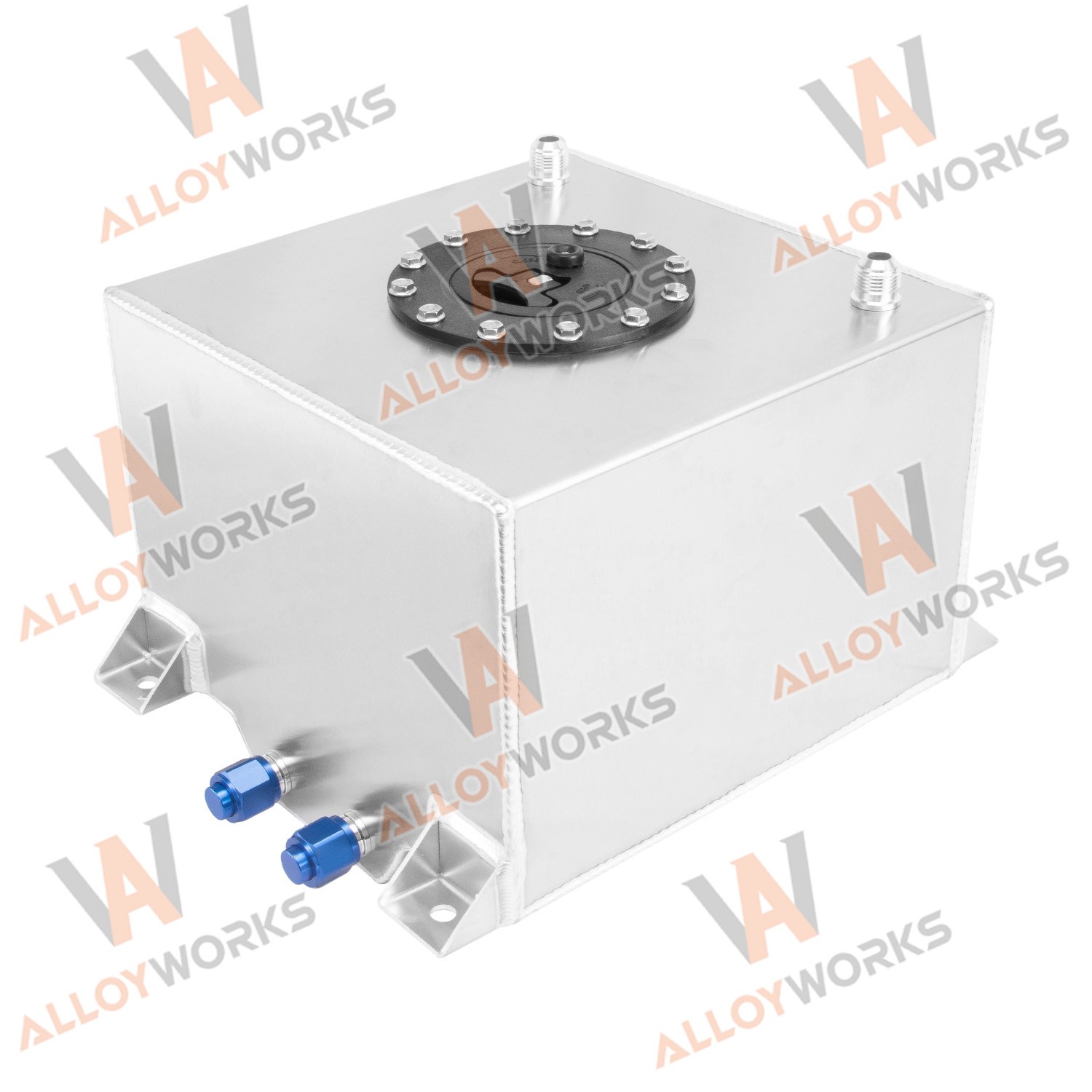 Universal 2.5 Gallon 10L Aluminum Racing Fuel Cell Gas Tank With level Sender