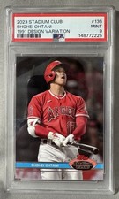 2023 Topps Stadium Club Shohei Ohtani LA Angels #136 1991 Design Variation PSA 9