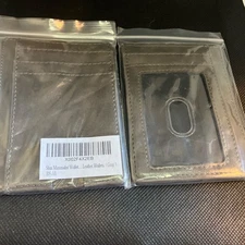 Slim Wallet Minimalist Mens Gray Front Pocket #1396