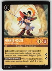 Minnie Mouse - Musketeer Champion 17/204 Ursula's Return Super Rare