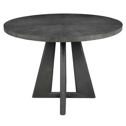 Uttermost Pulsar Round Gray Walnut Dining Table - Picture 2 of 3