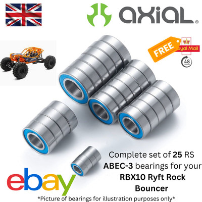 Axial RBX10 Ryft Rock Bouncer Complete Upgrade Set 25 RS Bearing UK Stock ABEC-3