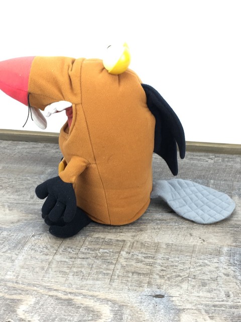 Hasbro 1998 Angry Beavers Chattering Dagget Plush Stuffed Pull Toy Vintage | eBay
