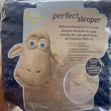 SERTA PERFECT SLEEPER DELUXE CHANGING PAD COVER SOFT PLUSH COMFORT 16IN X 32IN