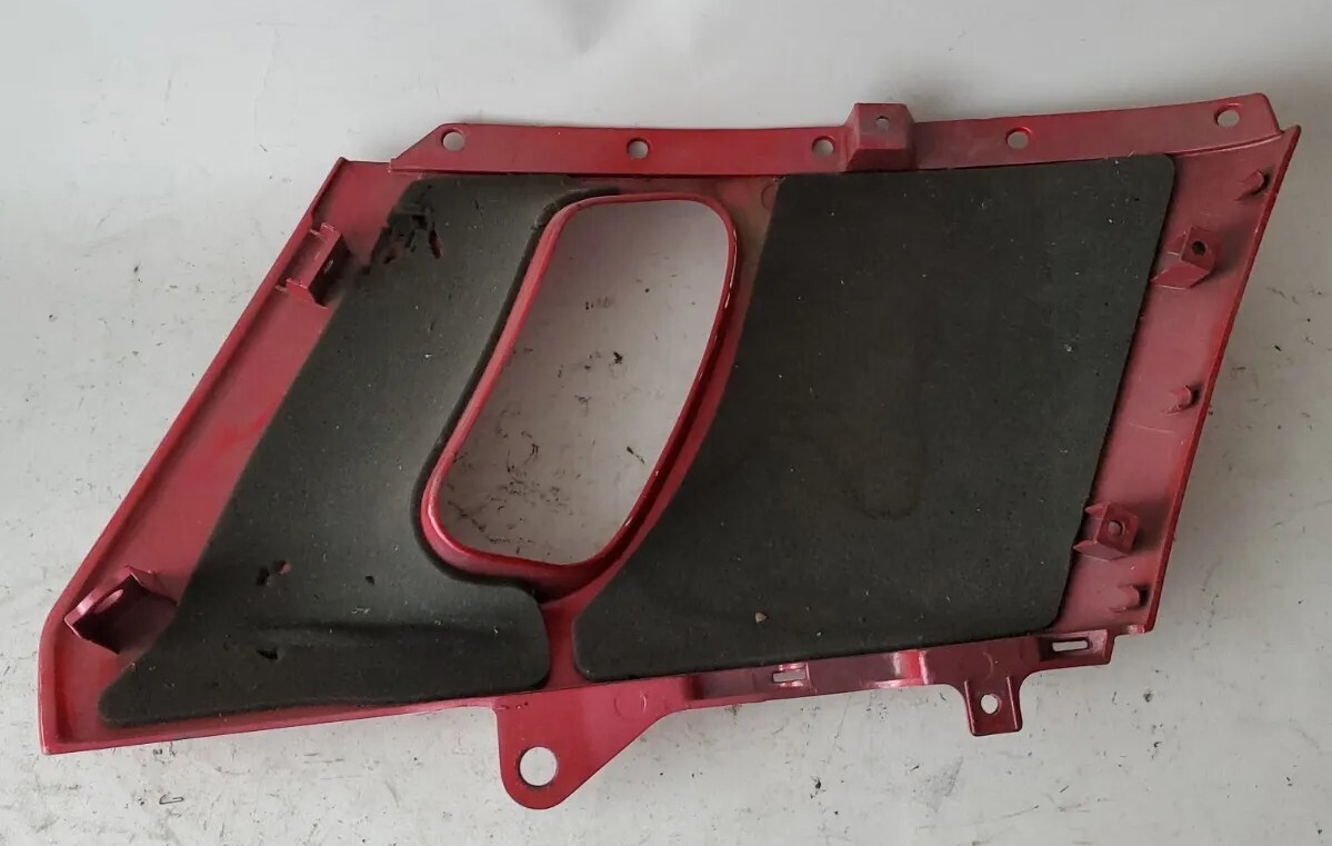 99 KAWASAKI ZX600 e7 maroon red SIDE COVER left PANEL ZX6 ZX 600