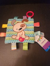 NEW Mary Meyer Taggies Crinkle Me Brother Puppy Squeaker Baby Toy Lovey