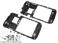 Original Htc Desire X Cover Mittel GehäUse Kamera Fenster Rahmen Schwarz