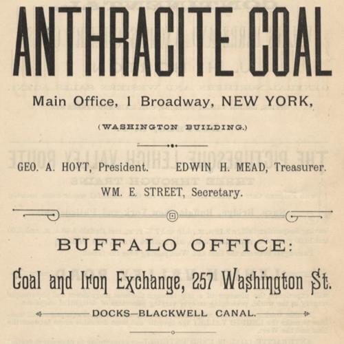 1886 BUFFALO CANALSIDE BLACKWELL CANAL COAL IRON LEHIGH VALLEY PENNSYLVANIA