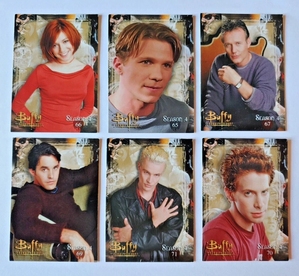 Buffy the Vampire Slayer - 2000 Ikon Trading Cards Season 4 - 65 66 67 69 70 71 - Image 2 of 4