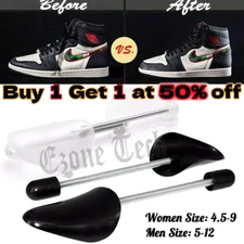 1 Pair Adjustable Shoe Support Shapers Plastic Keepers Stretcher Tree Men Women