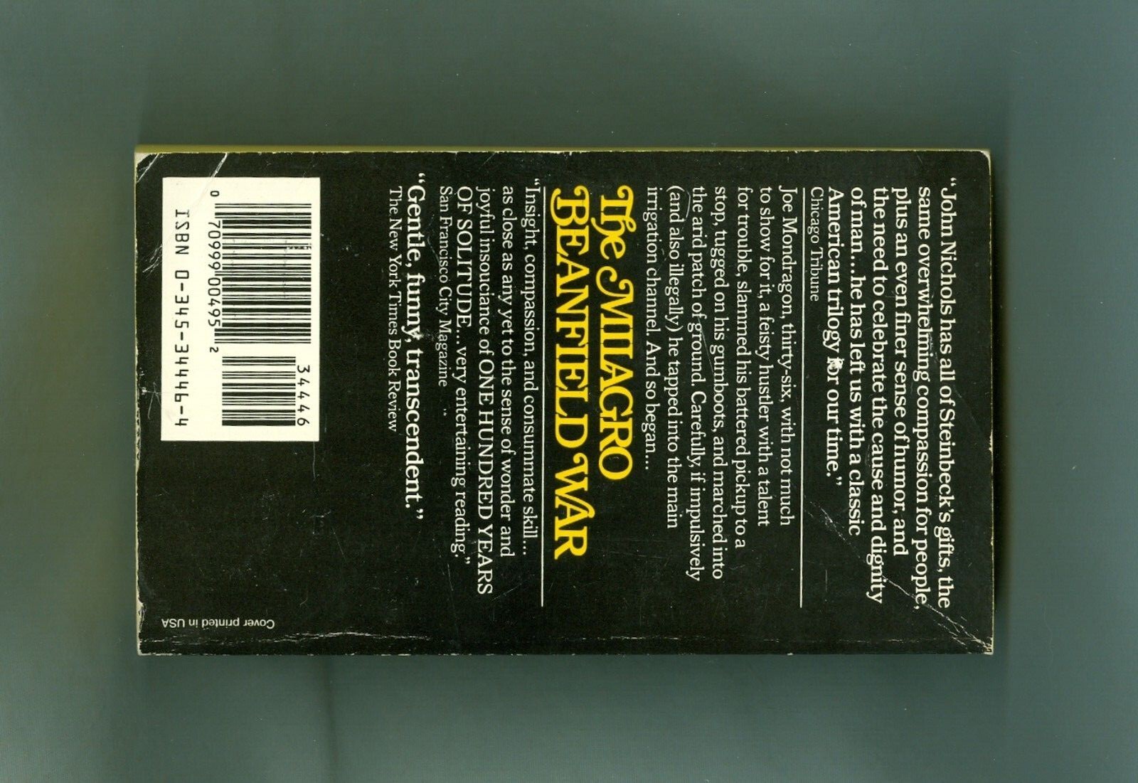 John Nichols The Milagro Beanfield War Farmer Water Rights New Mexico