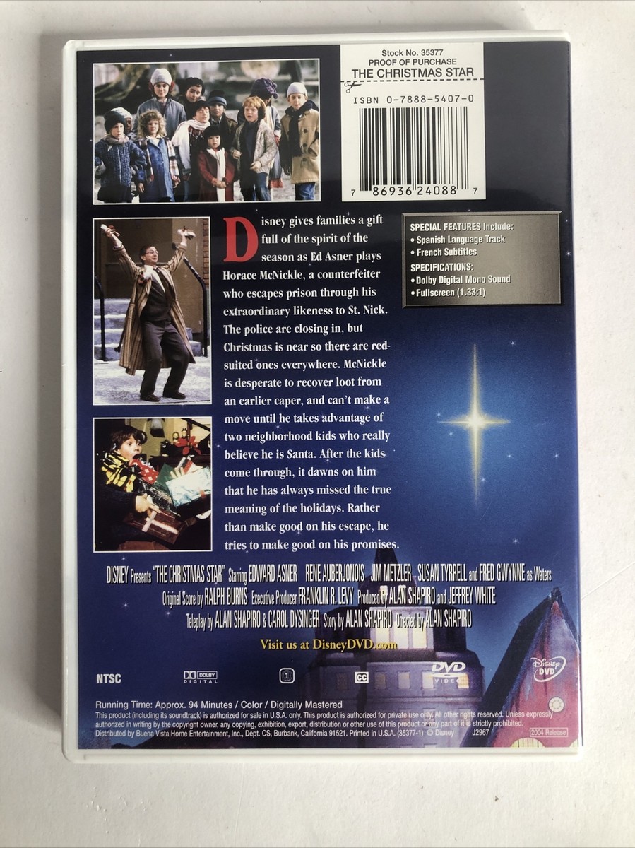 Disney's The CHRISTMAS STAR (1986) Edward Asner Rene Auberjonois