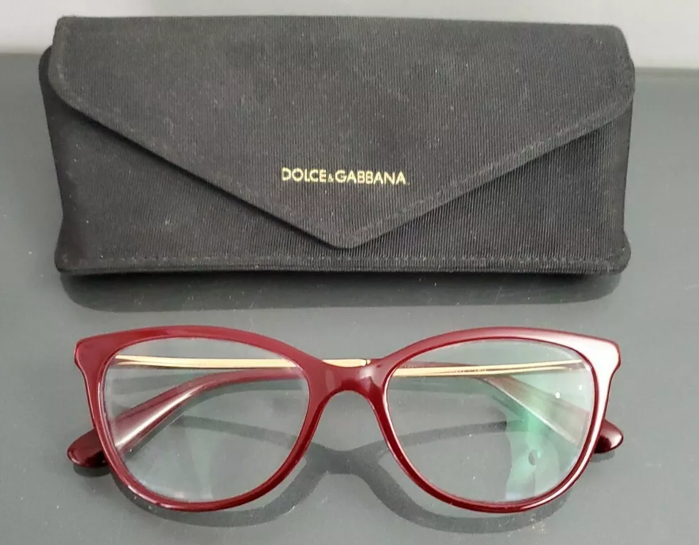 Dolce and gabbana cheap red glasses