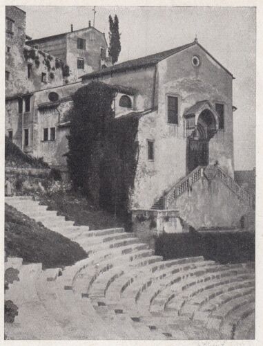 D4764 Verona - The Church Of S. Razor - Print Period - 1935 Vintage Print - 第 1/1 張圖片