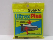Schick Ultrex Plus 10 Twin Blade Pivoting Cartridges New In Box Discontinued