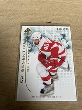HENRIK ZETTERBERG 2009-2010 SP AUTHENTIC SP ESSENTIALS HOCKEY CARD #1807/1999