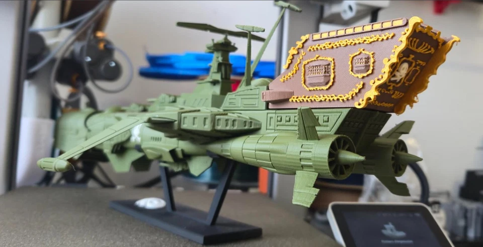 ALBATOR Vaisseau Pirate ARCADIA - Captain Harlock - VERT OLIVE - Immagine 4 di 4