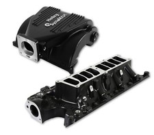 New Holley Systemax Intake Ford Small Block V8 Black Ceramic Coated New Holley Systemax Intake Ford Small Block V8 Black Ceramic Coated