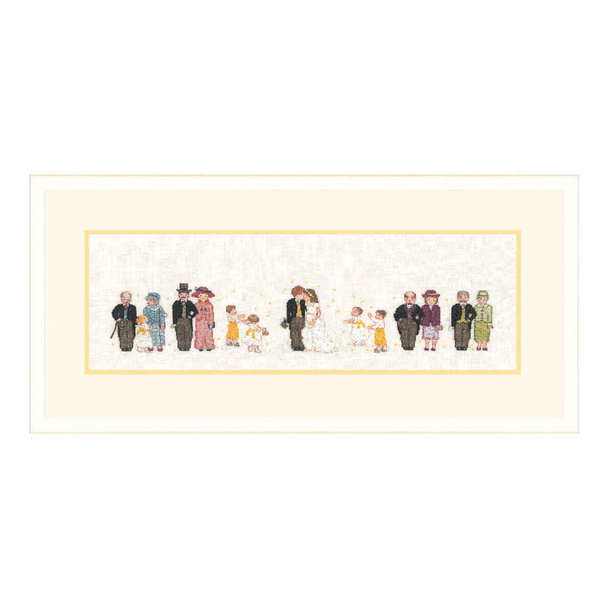 Le Bonheur des Dames counted petit point kit ""The Complete Wedding Embroidery"",