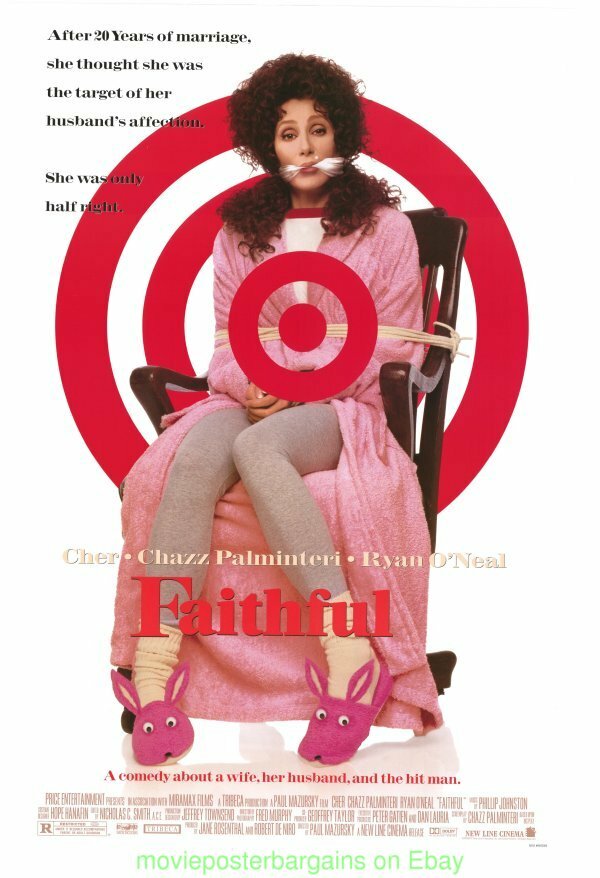 FAITHFUL MOVIE POSTER Original 27x40 CHER Chazz Palminteri Ryan O