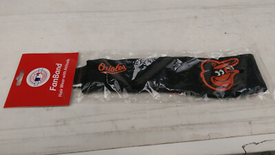 New  Fanband Jersey Headband Head-Band Gameday Workout MLB Baltimore Orioles