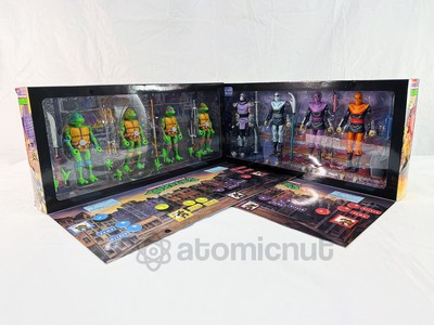 2016 NECA SDCC TMNT Teenage Mutant Ninja Turtles & Foot Clan 4-Pack Arcade Sets