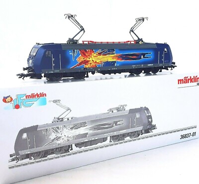 Marklin AC HO 1:87 German DB E-185 ''SUPERMAN'' ELECTRIC LOCOMOTIVE MIB Special!