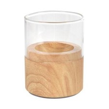 Duni Kerzenhalter Neat wood light Holz Glas