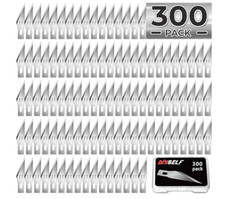 300PCS 11 Exacto Blades High Carbon Steel Refill, Storage Case, Craft Use