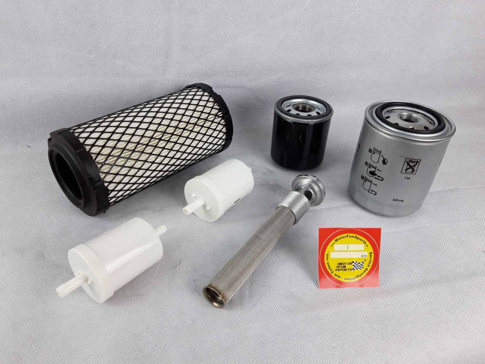 Filter Set (Large) suitable for Kubota BX 1800 D Oil Air Fuel Hydraulic