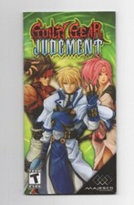 Guilty Gear Judgement PSP MANUAL ONLY Insert Authentic