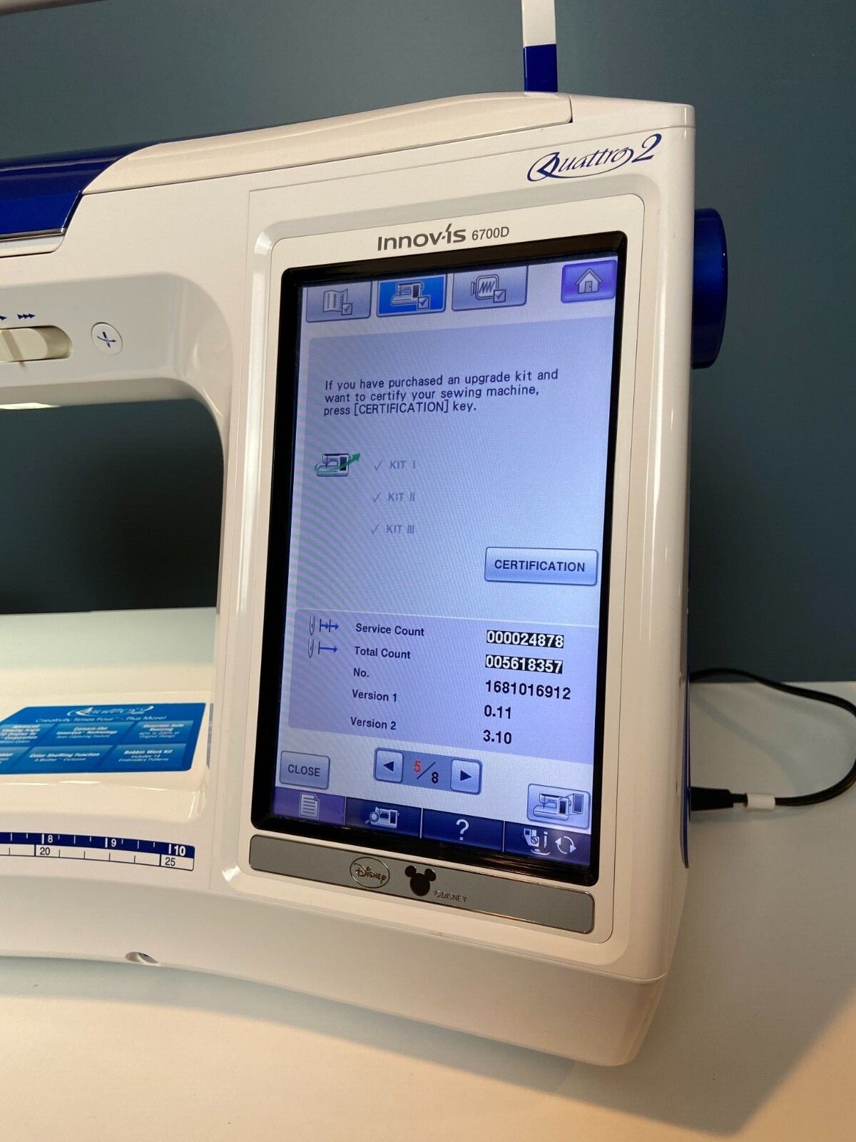 Brother 6700D Quattro 2 Disney Sewing/Embroidery Machine. eBay