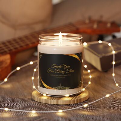 Thank You for Being There, Heartfelt Gift for Supportive Souls, Soy Wax Candle
