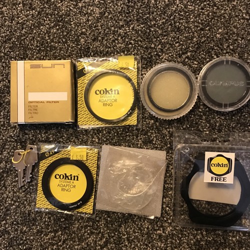 Large Job Lot Of Used Camera Lens Filters Plus Accessories Cokin Hoya