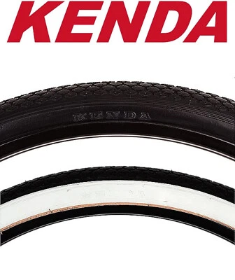 Classic Kenda K75 26 x 1-3/4" Bike Tire Schwinn S7 ISO 47-571 Black or Whitewall