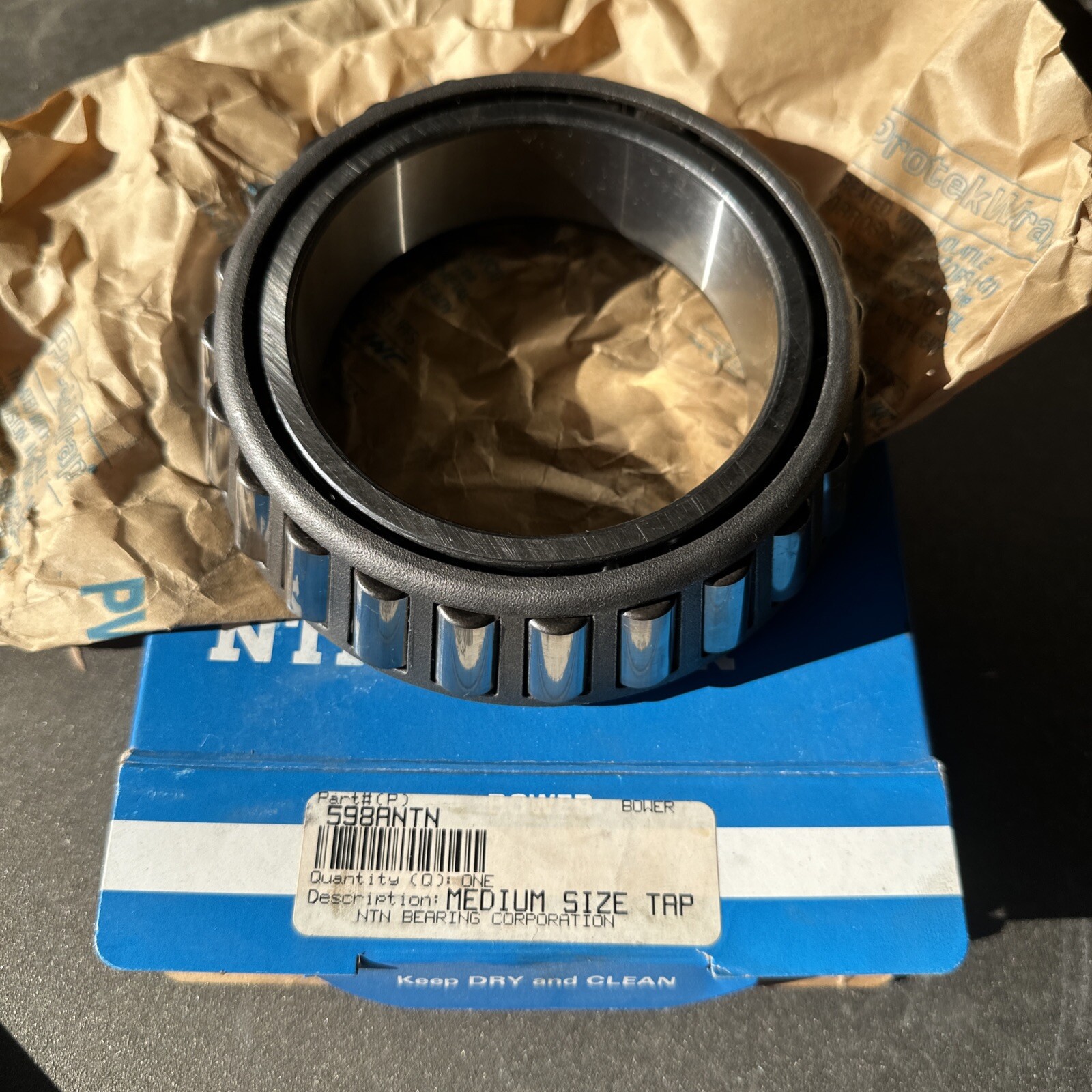 NOS Bower NTN Tapered Roller Bearing Cone 598ANTN 598A 598