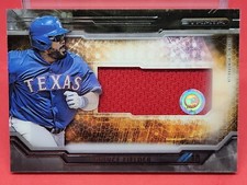 Prince Fielder 2015 Topps Strata Clearly Authentic Game Used Jersey Card relic
