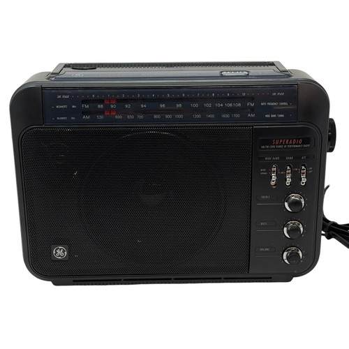 General Electric Superadio Long Range AM/FM GE Super Radio III 7-2887B ...