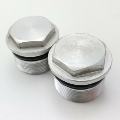 Fork End Plugs Caps Moto Guzzi V7 750 Classic Cafe Racer Stone V7
