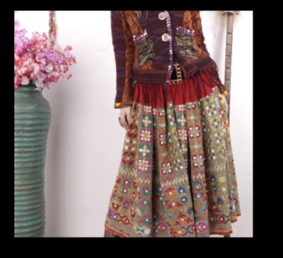 Hippie Coachella Pailletten Rock Stickerei Designer Boho Handarbeit Woodstock