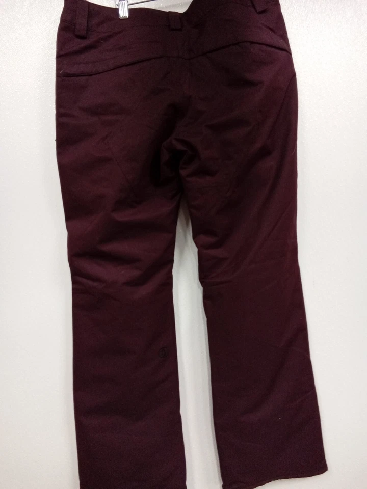 Pantalones Volcom para mujer frochickie nieve esquí snowboard grandes vino púrpura #R2A Foto 2 de 3