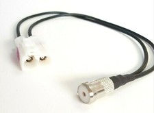 Antennenadapter  Kabel Radio Adapter Fakra 2-fach auf ISO Doppel für Audi RNS-E