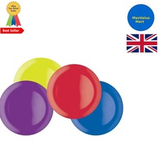 Durable and Bright Melamine Dinner Plates – Set of 4, 28cm for Every Occasion