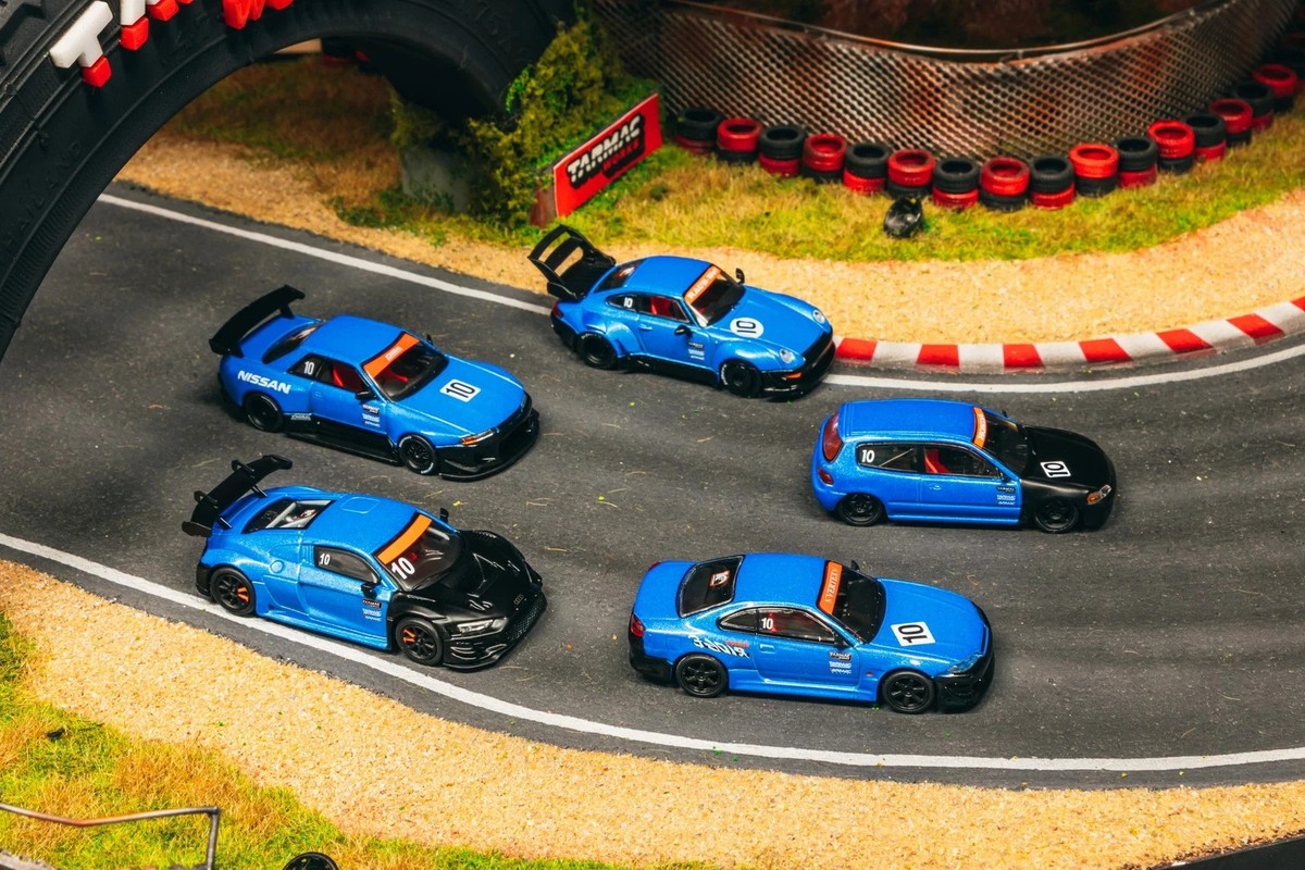1:64 Diecast Model Car Tarmac Works 10th Anniversary 5 Car Set | eBay