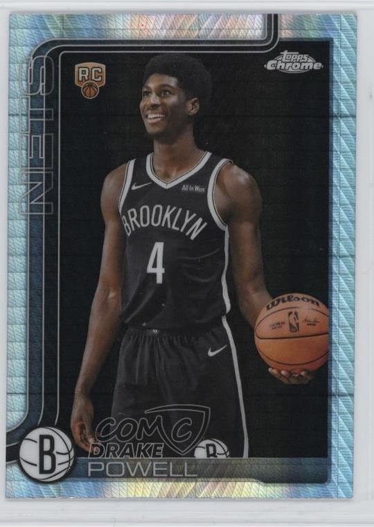 2025-26 Topps Chrome Prism Refractor Drake Powell #272 l4t