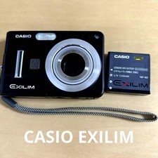 Old compact digital camera Casio EXILIM EX-Z57 Rare, good condition From JAPAN