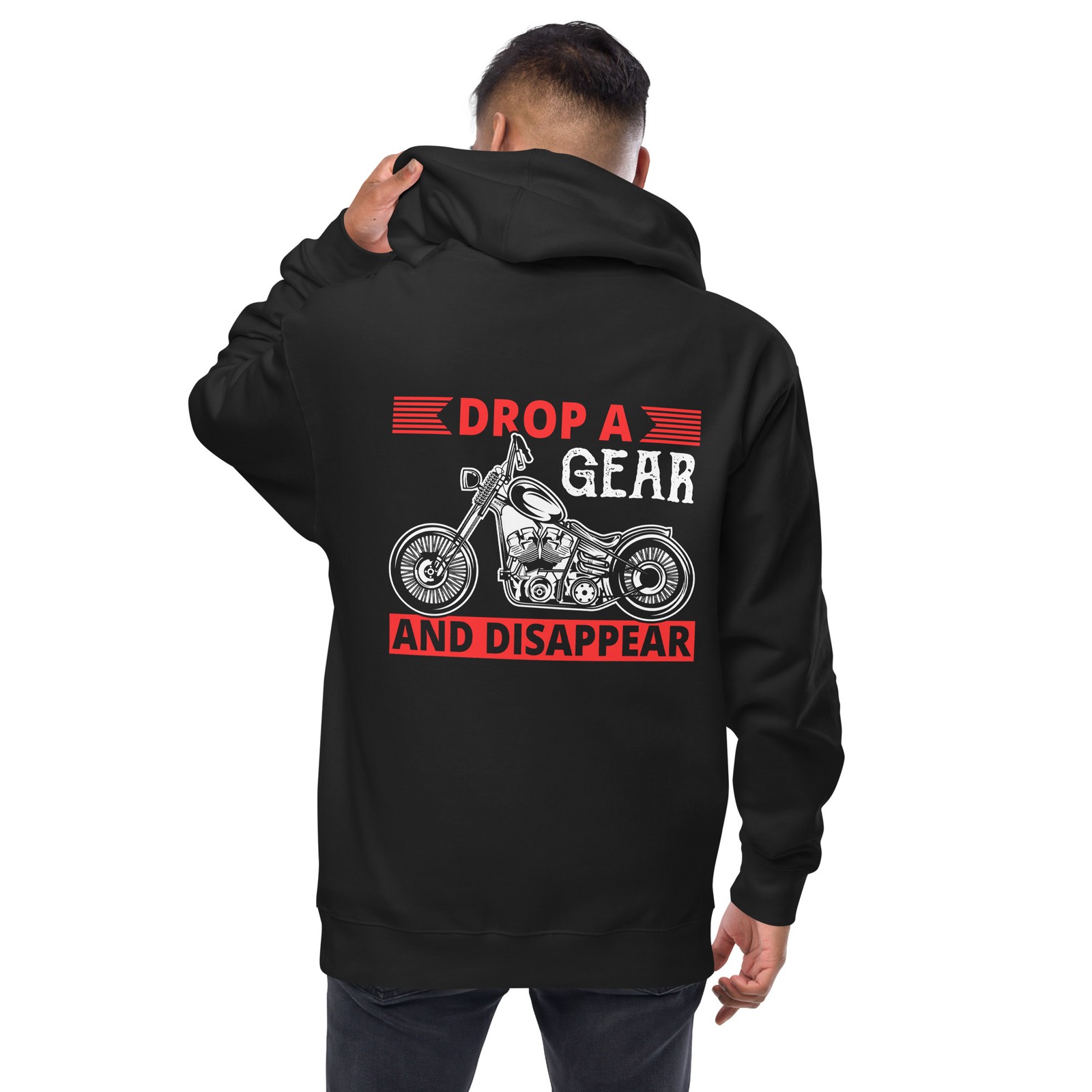Drop A Gear Unisex fleece zip up hoodie